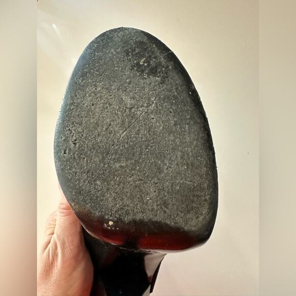 FENDI Black Peep Toe Slingback Heels-fit like 7.5 or 8 - Picture 9 of 10